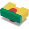 4 przypinki Jibbitz™ z motywem zamku 4 przypinki Jibbitz™ z motywem zamku