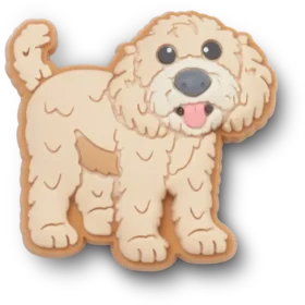 „B’golden Doodle Puppy Jibbitz – przypinka do butów” „B’golden Doodle Puppy Jibbitz – przypinka do butów”