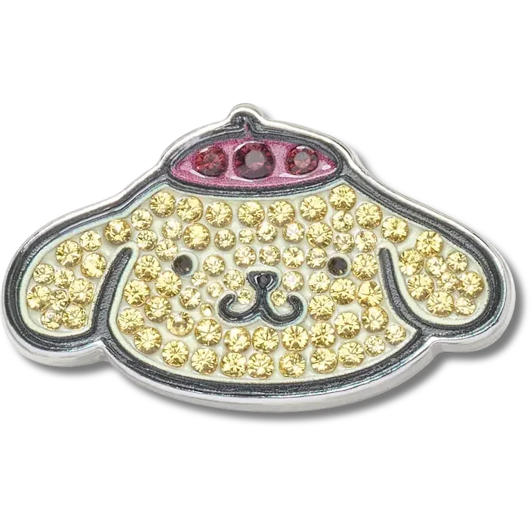 „B’pompompurin” z kryształami Swarovski® – Przypinki do butów Jibbitz™ „B’pompompurin” z kryształami Swarovski® – Przypinki do butów Jibbitz™