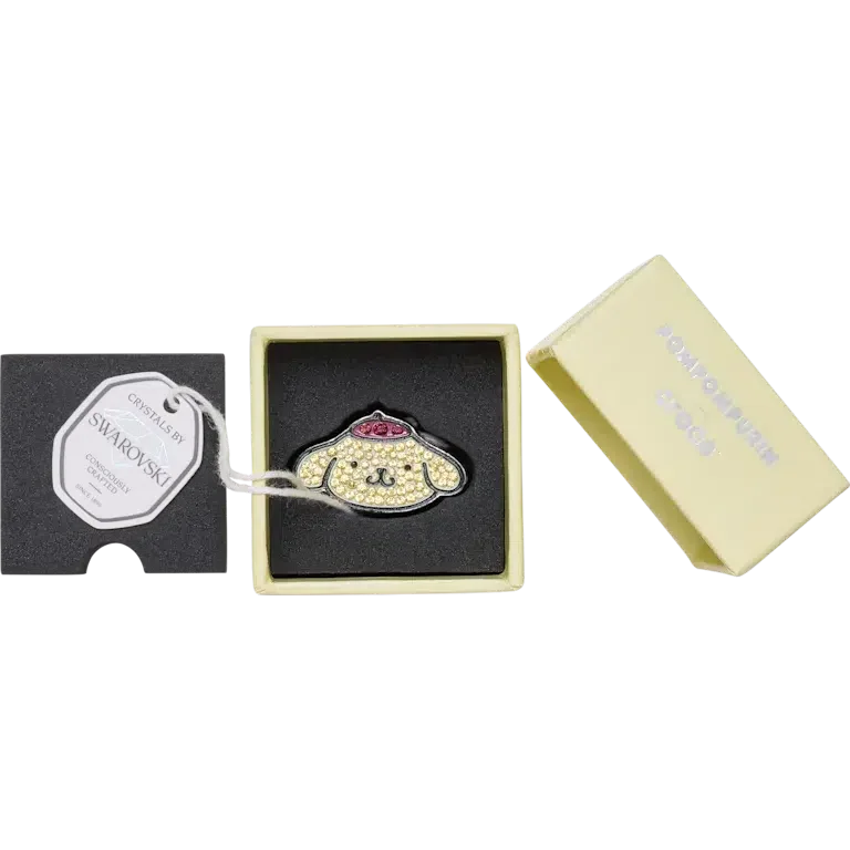 „B’pompompurin” z kryształami Swarovski® – Przypinki do butów Jibbitz™ „B’pompompurin” z kryształami Swarovski® – Przypinki do butów Jibbitz™