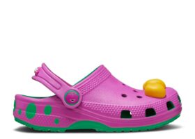 Barney x Classic Clog dla maluchów