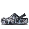 Baya Lined Clog „Black White”