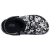 Baya Lined Clog „Black White”