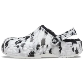 Baya Lined Clog, unisex, biało-szare kapcie „White Grey”