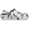 Baya Lined Clog, unisex, biało-szare kapcie „White Grey”