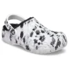 Baya Lined Clog, unisex, biało-szare kapcie „White Grey”