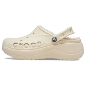 Baya Lined Platform Clog „Beige”