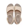 Brooklyn Ankle Strap Wedge Sandals „Cream White Brown”