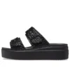 Brooklyn Croco Shine Buckle „Black”