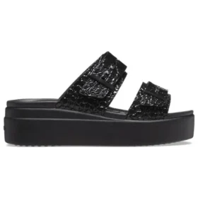 Brooklyn Croco Shine Buckle „Black”