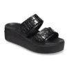 Brooklyn Croco Shine Buckle „Black”