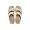 Brooklyn Strappy Low Wedge „Bone”