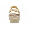 Brooklyn Strappy Low Wedge „Bone”