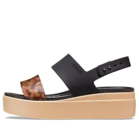 Brooklyn Tort Low Wedge „czarno-brązowe”