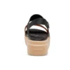 Brooklyn Tort Low Wedge „czarno-brązowe”