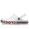 Chodaki Bayaband Rainbow Glitter „White Red”