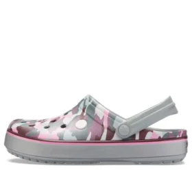 Chodaki Crocband Graphic III „Grey Pink”