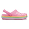 Chodaki Crocband Rainbow Glitter „Pink”