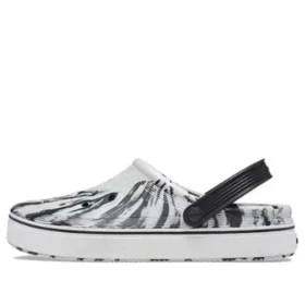 Chodaki Off Court „Marbled White Black”