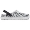 Chodaki Off Court „Marbled White Black”