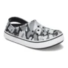 Chodaki Off Court z nadrukiem „Grey Black White”