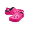 Chodaki Ralen z podszewką „Candy Pink Black”