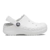 Classic Baya Lined Clog „White Grey”