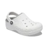 Classic Baya Lined Clog „White Grey”