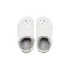 Classic Baya Lined Clog „White Grey”