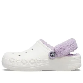 Classic Baya Lined Clog „White Lila”