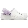 Classic Baya Lined Clog „White Lila”