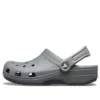 Classic Clog Beach Gray Sandały plażowe typu chodaki w kolorze szarym
