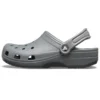 Classic Clog Beach Gray Sandały plażowe typu chodaki w kolorze szarym