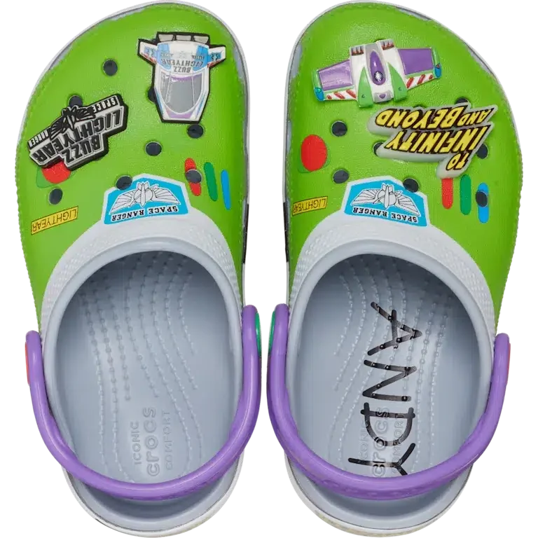 Classic Clog Buzz z serii „Toy Story” Disney Pixar dla małych dzieci Classic Clog Buzz z serii „Toy Story” Disney Pixar dla małych dzieci
