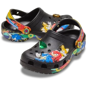 Classic Clog dla maluchów z motywem Jeża Sonica