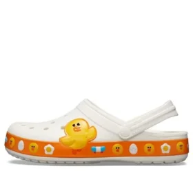 Classic Clog Friends Beach „White Yellow”