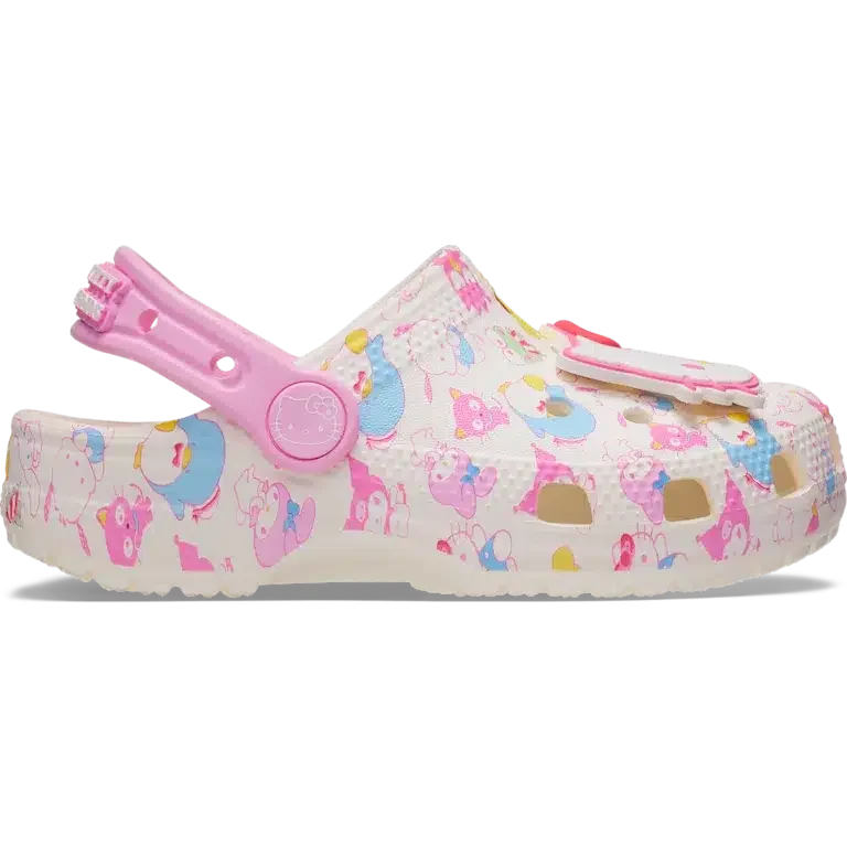 Classic Clog Hello Kitty® and Friends w pastelowych kolorach dla małych dzieci Classic Clog Hello Kitty® and Friends w pastelowych kolorach dla małych dzieci
