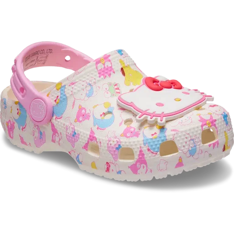 Classic Clog Hello Kitty® and Friends w pastelowych kolorach dla małych dzieci Classic Clog Hello Kitty® and Friends w pastelowych kolorach dla małych dzieci