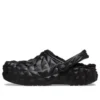Classic Clog Lined Geometric „Black”