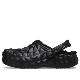Classic Clog Lined Geometric „Black”