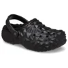 Classic Clog Lined Geometric „Black”