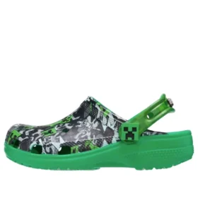 Classic Clog „Minecraft Black Green”