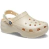 Classic Clog na platformie Shimmer „Vanilla”