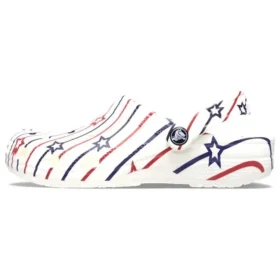 Classic Clog „Stars and Stripe” „White Multi”