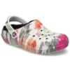 Classic Clog Tie-Dye „Multi-Color Black”