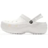 Classic Clog w stylu retro na plażę – białe