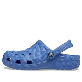Classic Clog z geometrycznym wzorem „Elemental Blue”