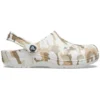Classic Clog z nadrukiem kamuflażowym na plażę „White Camouflage”