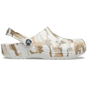 Classic Clog z nadrukiem kamuflażowym na plażę „White Camouflage”