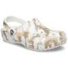 Classic Clog z nadrukiem kamuflażowym na plażę „White Camouflage”